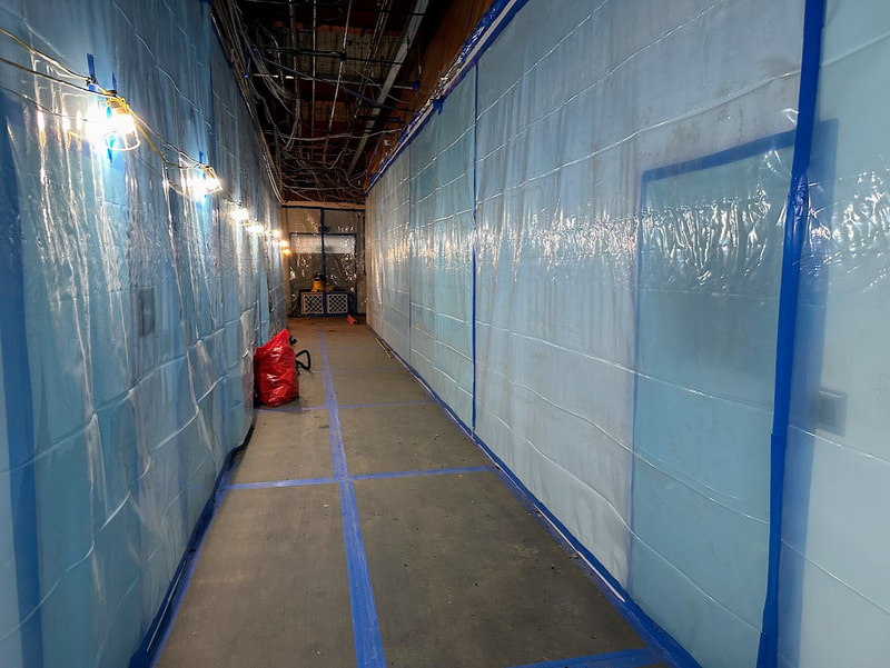 AIB (Asbestos insulating board) removal in Prestwick airport by Greenair Environmental, click here for an asbestos removal quote near you in Ayrshire or in the West of Scotland