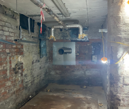 Licensed asbestos removal in Glasgow by Greenair, click here for more information on our latest Quill Falcon abrasive asbestos blasting project in Glasgow