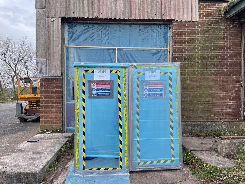 Asbsestos removal in County Durham in the North East of England by GreenAir Environmental, click here for a quote if you need asbestos removed from a commercial or domestic building in the area.
