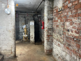 Licensed asbestos removal project in Glasgow by Greenair, click here for more information on our quill falcon dustless asbestos blasting job