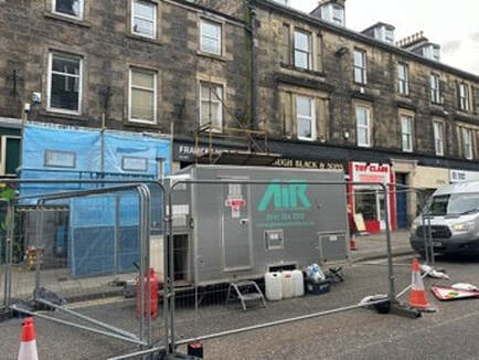 Emergency Asbestos Removal in Stirling, Scotland by Greenair, click here if you need an emergency asbestos contractor